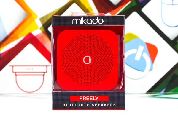 Bluetooth zvučnik Mikado Freely bežični crveni 3W