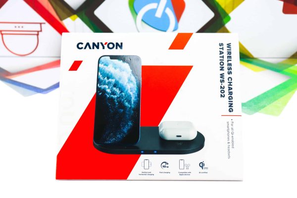 Beskontaktni Wireless punjač za mobitel Canyon WS-202 10W