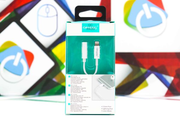 OTG kabal lighting na 3.5mm Sound Adapter Qihang QH-M29 Iphone