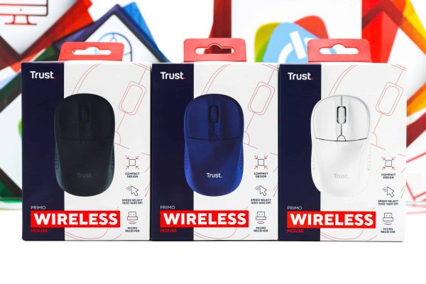 Miš bežični Trust Primo Wireless 1600dpi plavi - Slika 2
