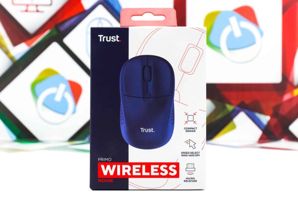 Miš bežični Trust Primo Wireless 1600dpi plavi