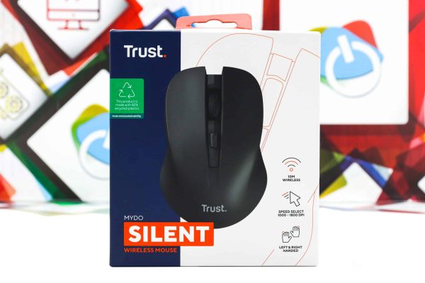 Miš bežični Trust Mydo Silent 25084 1800dpi crni