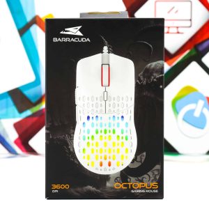 Gaming miš Barracuda Octopus 3600dpi BGM-022 White RGB