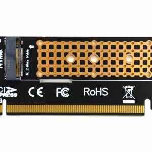 PCI-E x16 m.2 M Key NVMe SSD adapter card