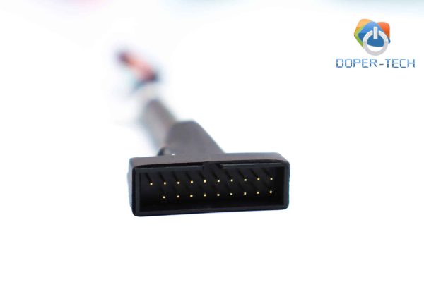 USB 3.0 20pin Male to USB 2.0 9pin Female Cable - Slika 2