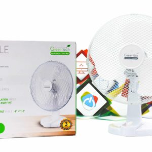 Ventilator GreenTech FT-30A-WH white samostojeći stolni 35W