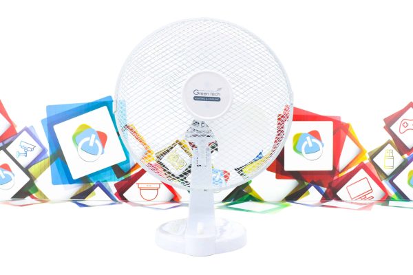 Ventilator GreenTech FT-30A-WH white samostojeći stolni 35W - Slika 2