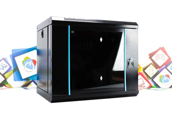 Zidni komunikacijski ormar 9U 530x450x400mm - Slika 2