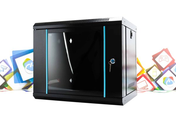 Zidni komunikacijski ormar 9U 530x450x400mm - Slika 3