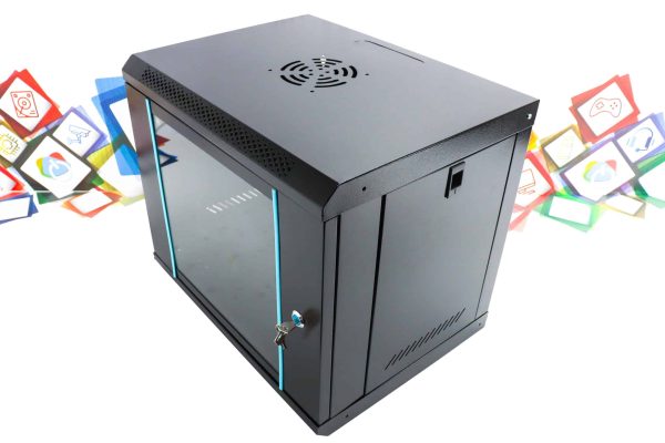 Zidni komunikacijski ormar 9U 530x450x400mm - Slika 8