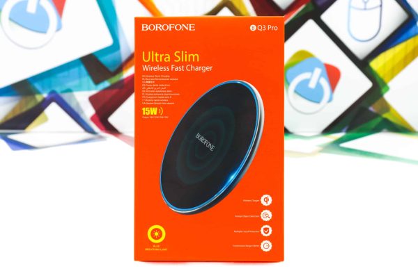 Beskontaktni WIRELESS punjač 15W Borofone BQ3 Pro FAST