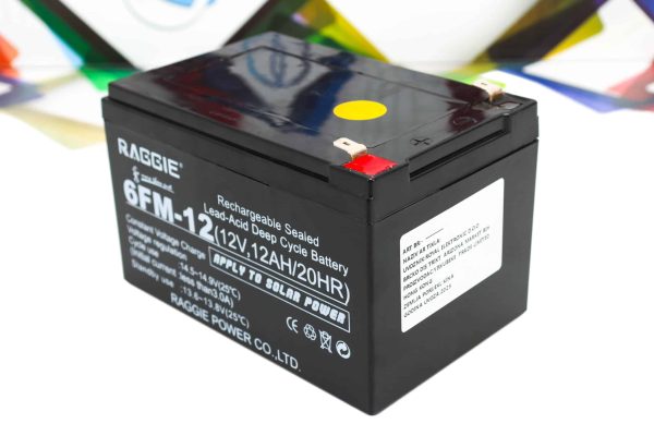 Baterija za UPS Raggie 6FM-12 12V 12AH 20HR - Slika 2