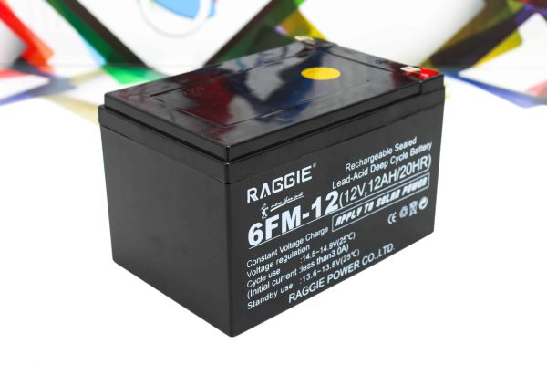 Baterija za UPS Raggie 6FM-12 12V 12AH 20HR - Slika 3