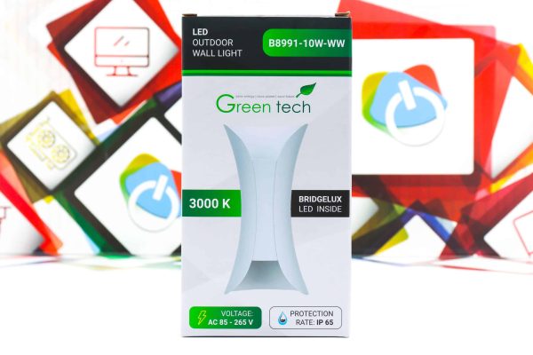 LED zidna lampa Green Tech B8991-10W-WW 10W 3000K