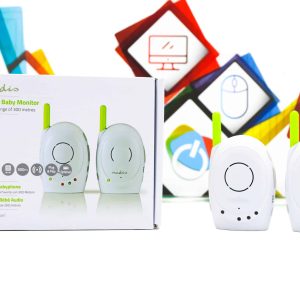 Baby monitor Nedis BAMO110AUWT bebifon 2,4GHz