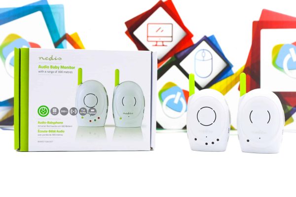 Baby monitor Nedis BAMO110AUWT bebifon 2,4GHz