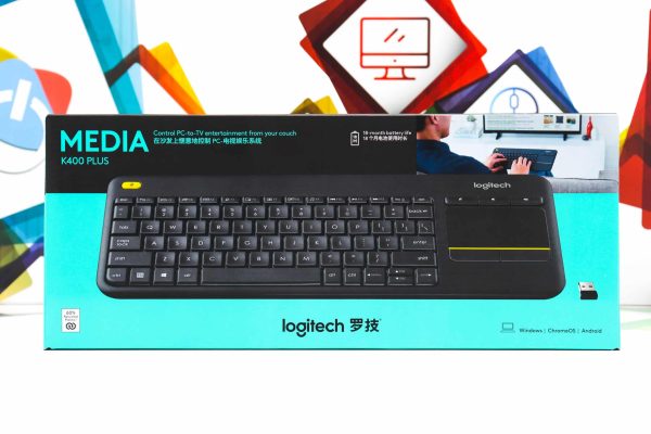 Tipkovnica bežična Logitech K400 Plus All In One Media wireless