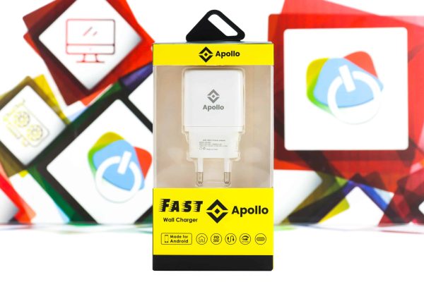 Kućni punjač s kablom Apollo 2u1 USB Type-C 5V 3A 20W