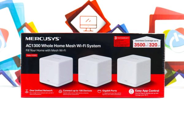 Whole Mesh System Mercusys Halo H30G 3-pack za 320m2 1,3Gbps