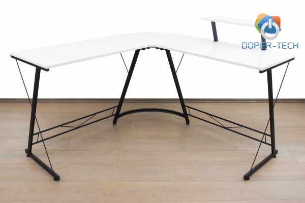 Office Uredski stol za računar kutni Simple White L Shape - Slika 2