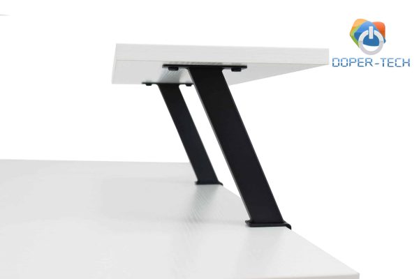 Office Uredski stol za računar kutni Simple White L Shape - Slika 9