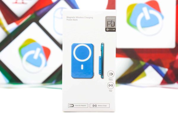 Magnetni Power Bank 5000mAh sa bežičnim punjenjem 10W