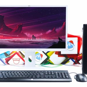 Office uredski set HP 800 G2 SFF + Fujitsu B24-8TE PRO 24''