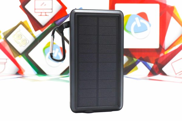Solarni Power Bank Psooo PS-158 20000mAh sa LED svjetiljkom - Slika 2
