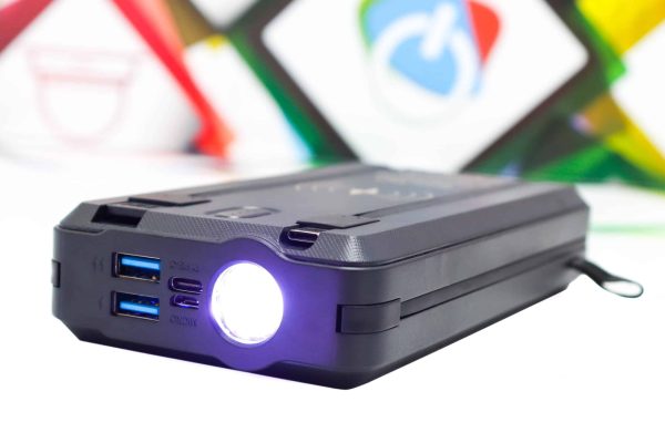 Solarni Power Bank Psooo PS-158 20000mAh sa LED svjetiljkom - Slika 4