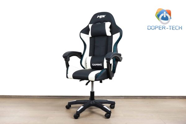 Gaming stolica MAX crno-bijela sa RGB osvjetljenjem - Slika 2
