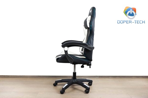Gaming stolica MAX crno-bijela sa RGB osvjetljenjem - Slika 4