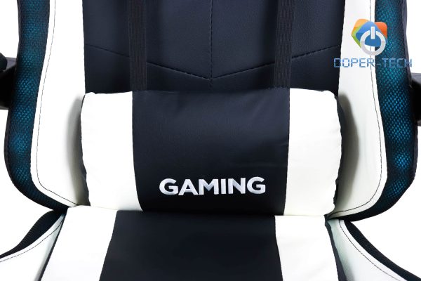 Gaming stolica MAX crno-bijela sa RGB osvjetljenjem - Slika 8