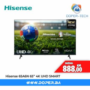 TV Hisense 65A6N 65'' UHD 4K Smart GRATIS fiksni nosač