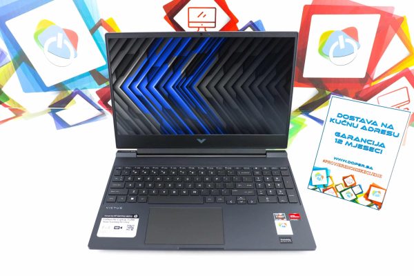 Laptop HP Victus 15-fb2063dx R5 7535HS RX 6550M 512GB SSD 16GB DDR5 15,6''