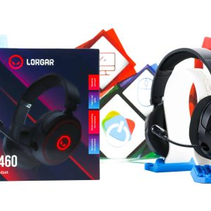 Gaming slušalice Lorgar Kaya 460 crne RGB