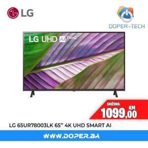 TV LG UR78 65'' UHD 4K Smart GRATIS fiksni nosač