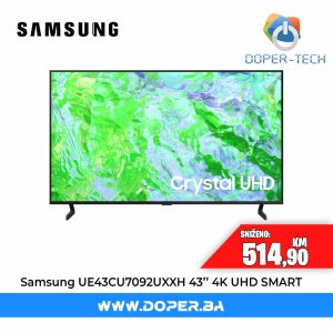 TV Samsung UE43CU7092UXXH 4K UHD SMART 43"