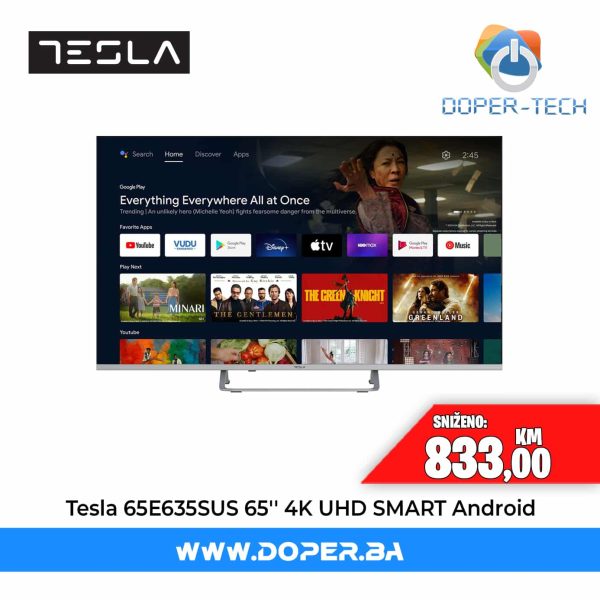 TV Tesla 65E635SUS 65'' 4K UHD SMART Android