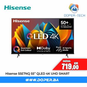 TV Hisense 55E7NQ 55'' QLED UHD Smart
