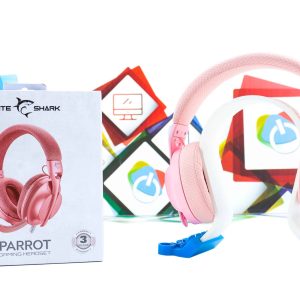 Slušalice White Shark Parrot roze