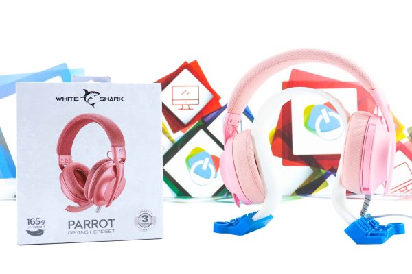 Slušalice White Shark Parrot roze