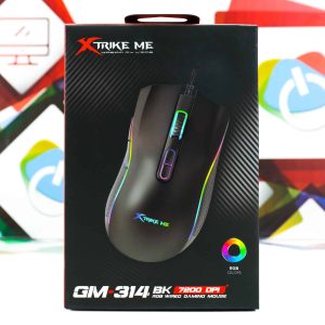Gaming miš Xtrike Me GM-314 Black RGB 7200dpi