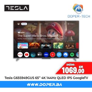 TV Tesla G65S949GUS 65'' 4K UHD QLED Smart GoogleTV