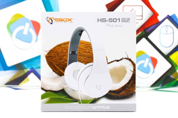 Slušalice SBox HS-501 Blackberry Coconut White