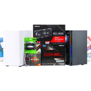 Gaming PC Cougar Purity-11 R5 5500 RX 6600 480GB SSD 8GB DDR4