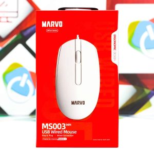 Miš Marvo MS003WH 1000dpi bijeli