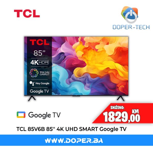 TV TCL 85V6B SMART 85'' 4K UHD Google TV