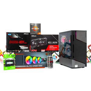 Gaming PC Cougar MX360-09 R5 5600X RX 6600 500GB SSD 16GB DDR4
