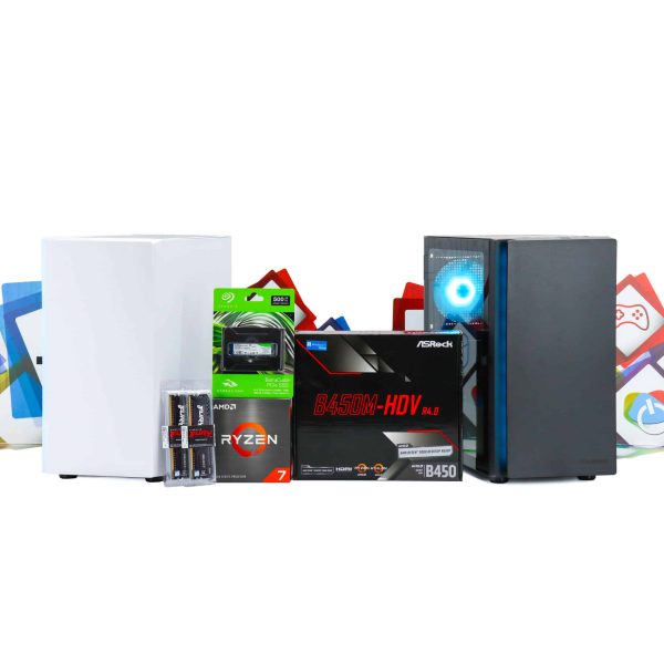 Gaming PC Cougar Purity-16 R7 5700X RX 7600 500GB SSD 16GB DDR4