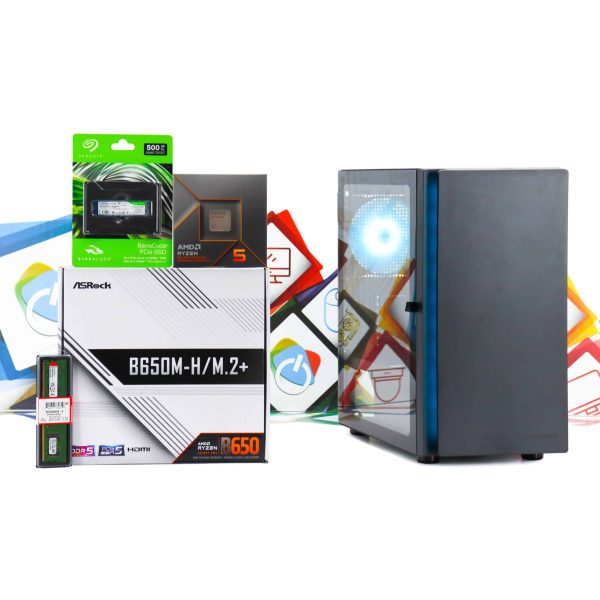 Office PC Cougar Purity-18 R5 8500G 480GB SSD 8GB DDR5